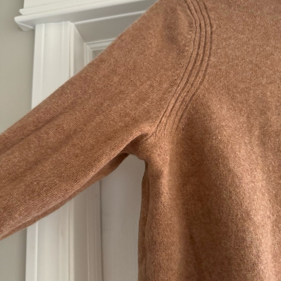 Mango cashmere turtleneck sweater in brown size US M - Picture 5 of 10